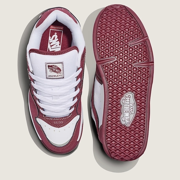 Vans Rowley XLT Mens Port Royale Red And White Y2k Chunky New 122025 - Picture 3 of 8